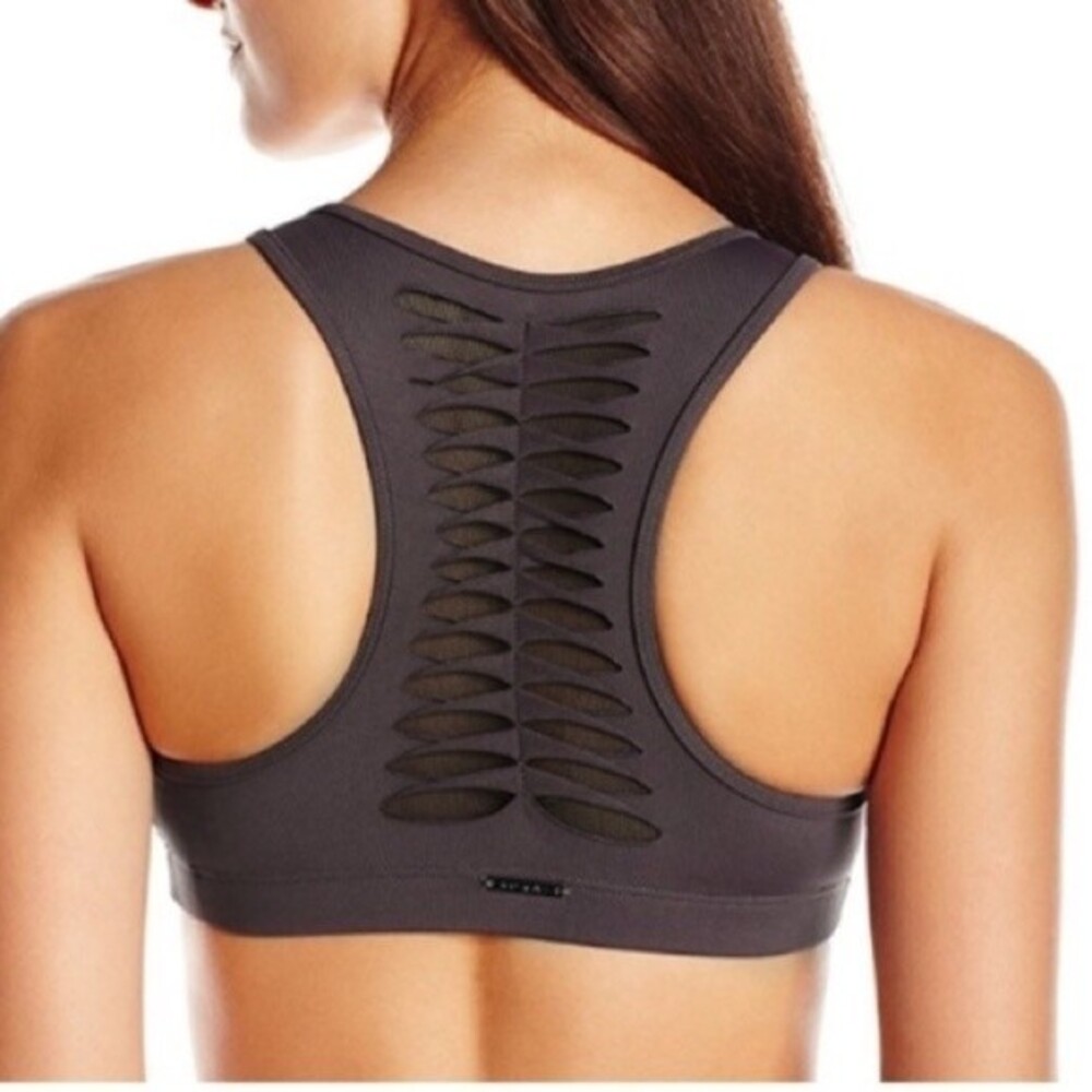 KORAL Andesite Vision Bra Charcoal S NWOT